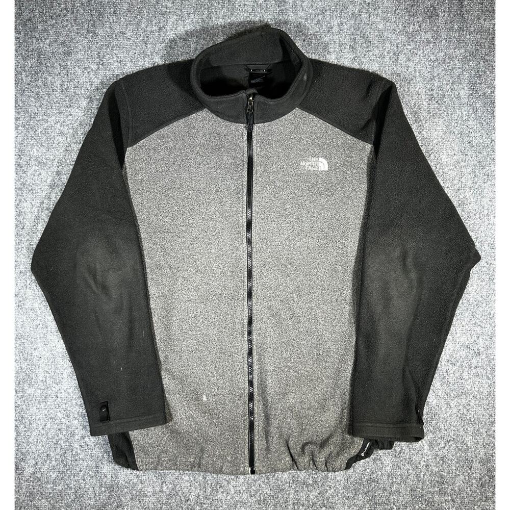 The North Face Fleece Jacket Gray Full Zip 2XL